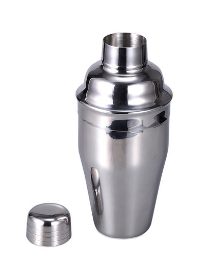 Buy Stainless Steel Cocktail Shaker Silver 9cm in Saudi Arabia