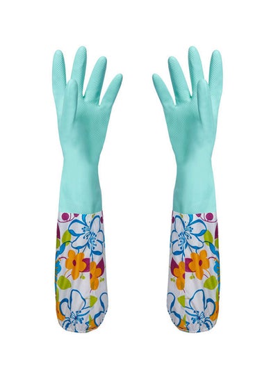 Buy Thickened Dishwashing Gloves Multicolour 52cm in Egypt