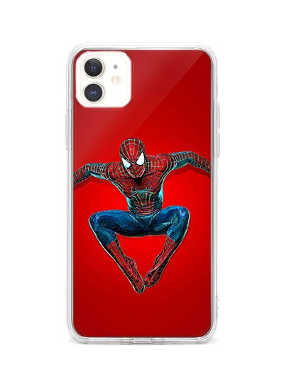 Buy Protective Case Cover For Apple iPhone 11 Red/Blue in UAE