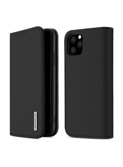 Buy Protective Flip Case Cover With Card Slot For Apple iPhone 11 Pro Black in UAE