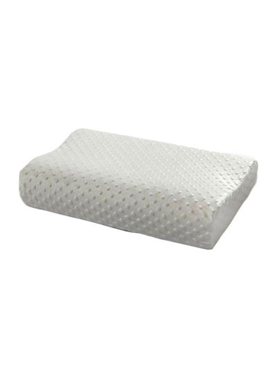Buy Memory Foam Massage Pillow White 50x30x10centimeter in UAE