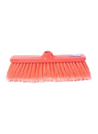Buy Cleaning Broom Brush Head Orange 30cm in Saudi Arabia