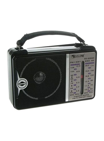 Buy Potable Electric Radio RX-606 Black in Egypt