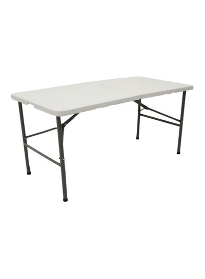 Buy Sook Folding Table White/Black in Saudi Arabia