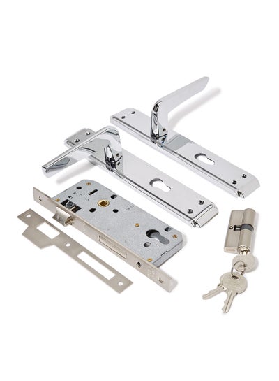 اشتري Handle And Door Lockset فضي 33x16 x7 سنتيمتر في الامارات