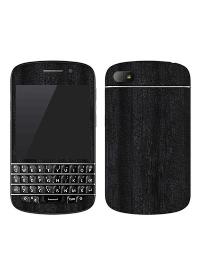 Buy Vinyl Skin Decal For BlackBerry Q10 Black Dragon Texture in Saudi Arabia