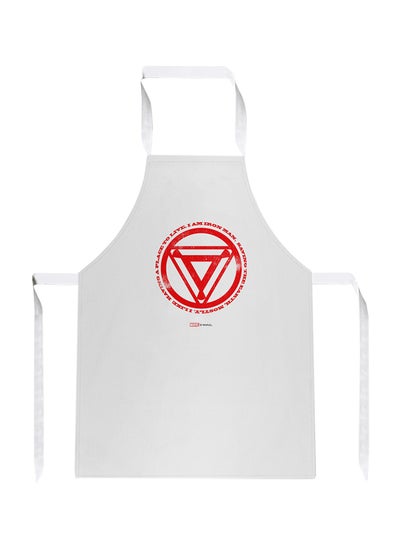 Buy Marvel: I am Iron Man Apron White/Red 78 x 69cm in Egypt