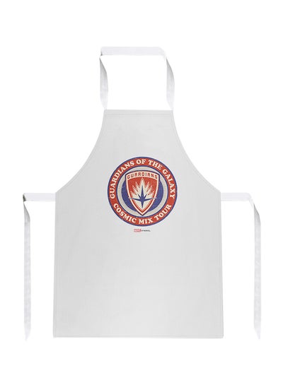 Buy Marvel: Logo Printed Apron White/Red 78 x 69cm in Egypt