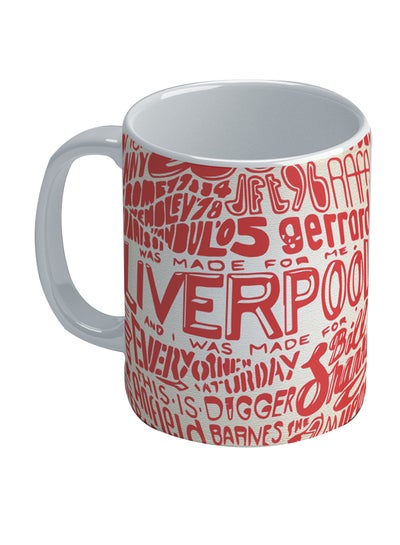 Buy Liverpool F.C.: Sphere Coffee Mug Multicolour 8.2 x 9.5cm in UAE