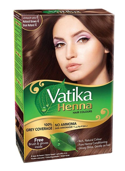 Henna Temporary Hair Color Natural Brown 4 60g price in UAE | Noon UAE |  kanbkam
