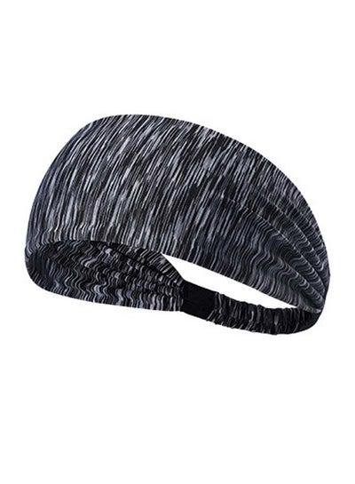 Buy Sweat Wicking Sports Headband 24x7.5cm in UAE