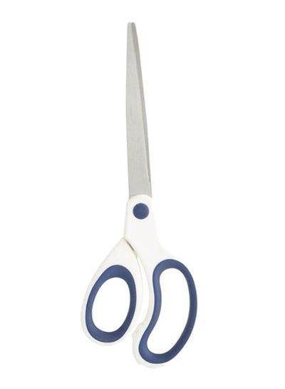 Buy Nirosta Kitchen Scissor Silver/White/Blue in UAE