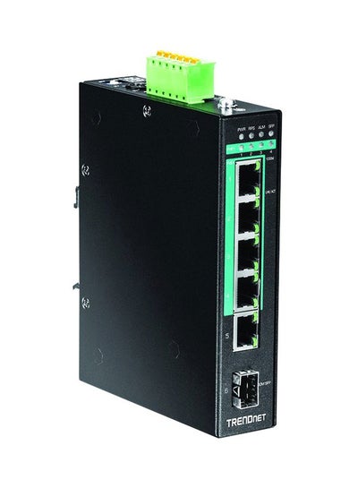  Mini Industrial 5 Ports Gigabit PoE Switch Hardened 5 Port RJ45  10/100/1000Mbps 802.3at Ethernet Switch Din Rail Mount PoE+ Switch (-40 to  167 ºF) 10Gbps Switching Capacity : Electronics