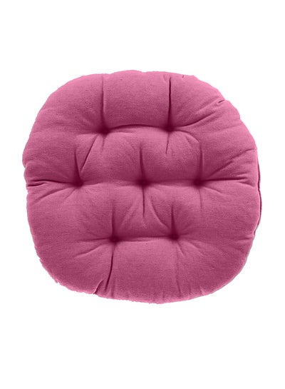 اشتري Thick Quilted Velvet Cushion مخمل وردي في السعودية