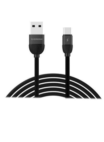 اشتري كابل باور لاين+ من USB-C إلى USB 3.0 أسود في مصر