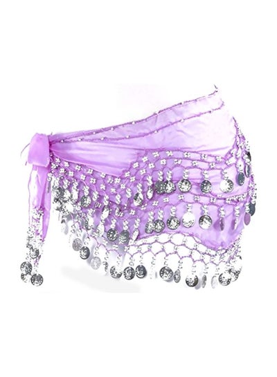 Buy Belly Dancing Belt Hs-light Purple in UAE