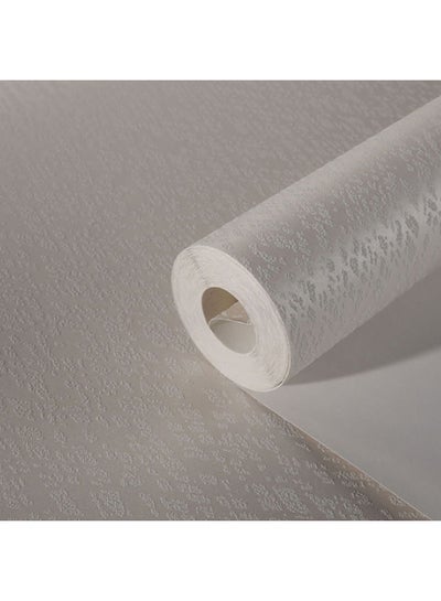 Buy Solid Color Self-Adhesive Wallpaper Beige 0.53x10centimeter in UAE