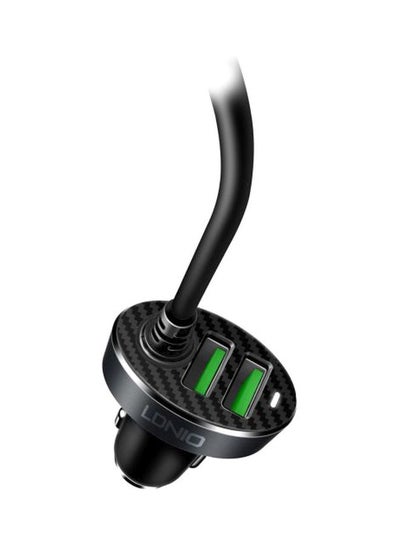Buy 2-Port USB Car Charger Black in Egypt