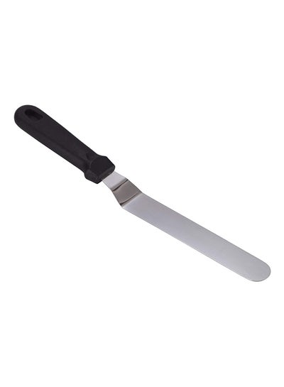 Buy Cake Smoother Tool Silver/Black 8inch in UAE