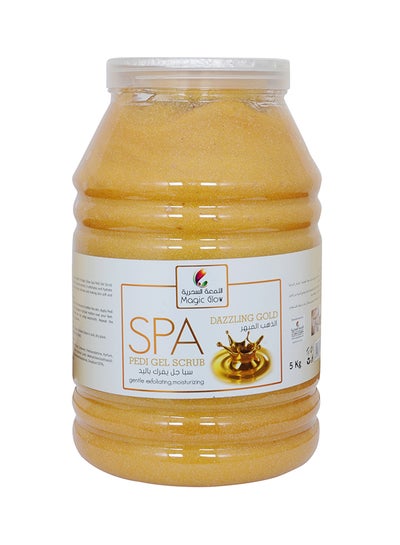 اشتري Dazzling Gold Spa Pedi Gel Scrub 5 لتر في الامارات