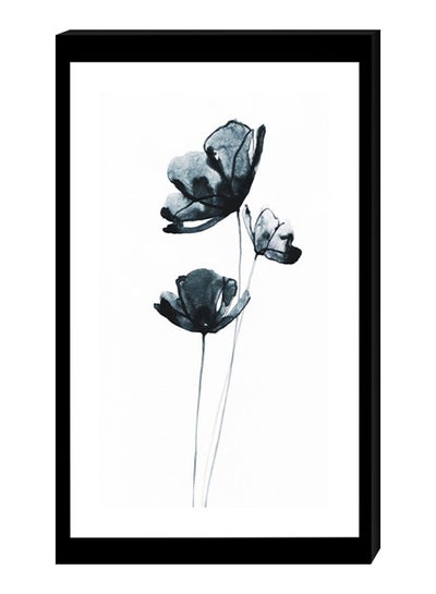 Buy Modern Wall Decor Painting With Inner Frame Black/White 40 x 60cm in UAE