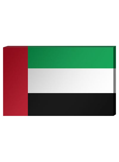 Buy Emirates Flag Wall Decor Painting With Inner Frame Multicolour 40 x 60centimeter in UAE