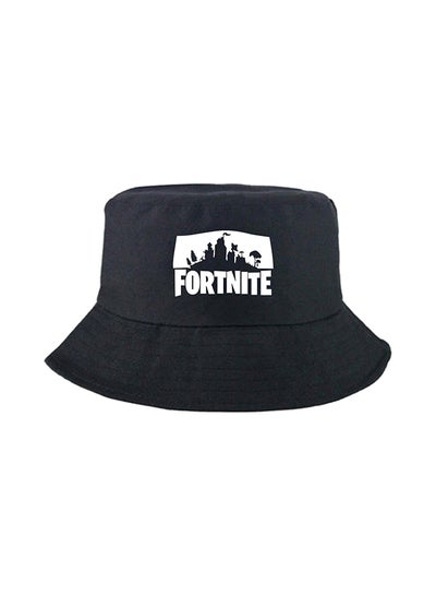 Buy Fortnite Printed Bucket Hat Black in UAE