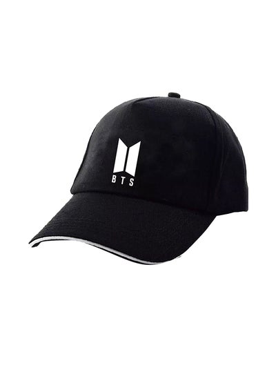 Buy BTS Sign Pattern Cap Black in UAE