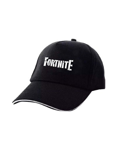 Buy Fortnite Pattern Cap Black in UAE