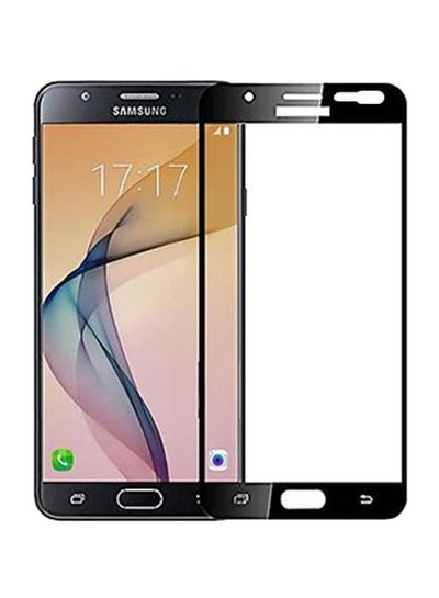 Buy 5D Tempered Glass Screen Protector For Samsung Galaxy J7 Prime Clear/Black in Egypt