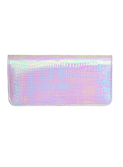 Buy Solid Design Stylish Wallet Pink in UAE