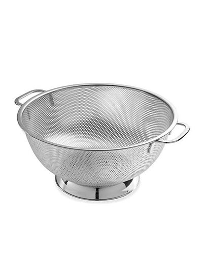 اشتري Micro Perforated Stainless Steel 5-Quart Colander Silver 5.5 x 11.4 x 11.3inch في الامارات