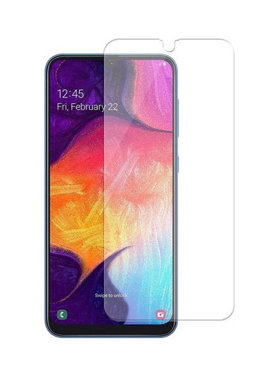 Buy Tempered Glass Screen Protector For Samsung Galaxy A50 Clear in Saudi Arabia