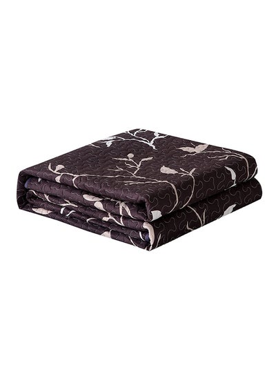 Buy Modern Print Soft Blanket cotton Brown 150x200cm in UAE
