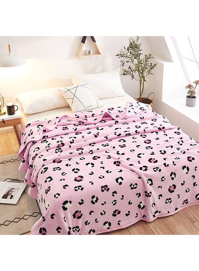 Buy Casual Loveliness Cartoon Comfort Blanket cotton Pink 120x200cm in UAE