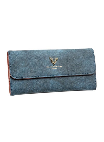 Buy Classic Purse Wallet Blue in Saudi Arabia