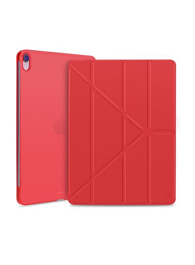 Buy Protective Flip Case Cover For Apple iPad Pro 11-Inch (2018) Red in Egypt