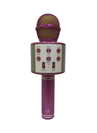 Buy Wireless Karaoke Handheld Microphone MP-042 Pink in Saudi Arabia