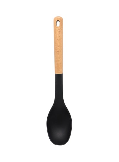 Buy Silicone Spoon Black/Beige 0.5kg in Saudi Arabia