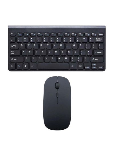 Buy K119 Wireless Keyboard And Mouse Set Black in Saudi Arabia