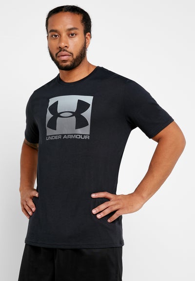 Buy Boxed Sportstyle T-Shirt Black in UAE