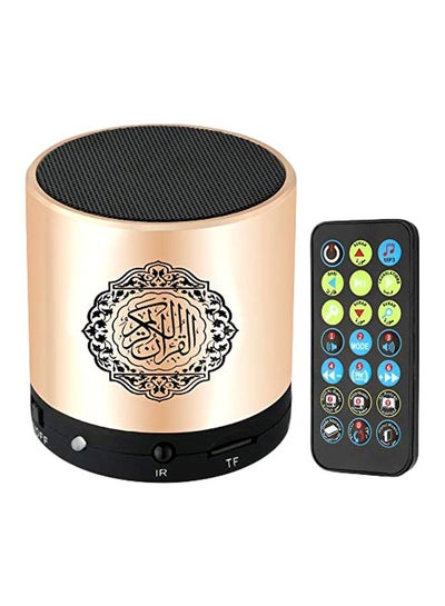 اشتري مكبر صوت للقرآن مع جهاز تحكم عن بعد طراز QS100 QS100 ذهبي/ أسود في السعودية