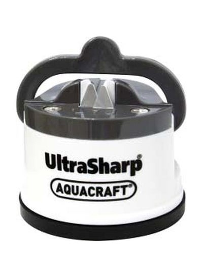 Buy Knife Sharpener White/Black 13x13x12cm in UAE