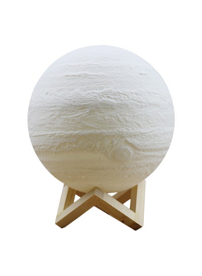 Buy 3-Colour Dimmable Night Lamp White 20cm in Saudi Arabia