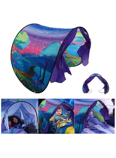 Buy Wonderland Foldable Tent Cotton Blue in Saudi Arabia