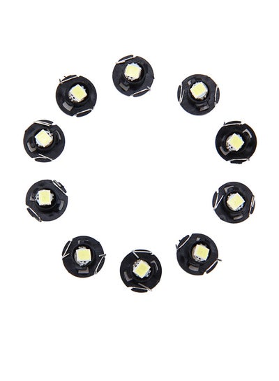 Buy 10-Piece 0.5W T4.2 Wedge Instrument Panel LED Light Dashboard Gauge Cluster Indicator Lamp Bulb in UAE