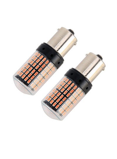 Buy 2-Piece 1156 BAU15S DC12V 18W 1080LM Car Auto Turn Lights With SMD-3014 Lamps in Saudi Arabia