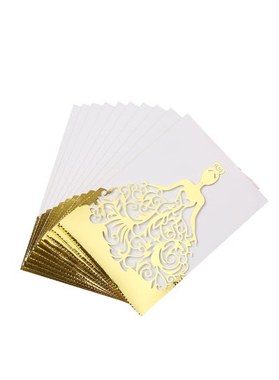 Buy 20-Piece Wedding Invitation Cards Kit in Saudi Arabia