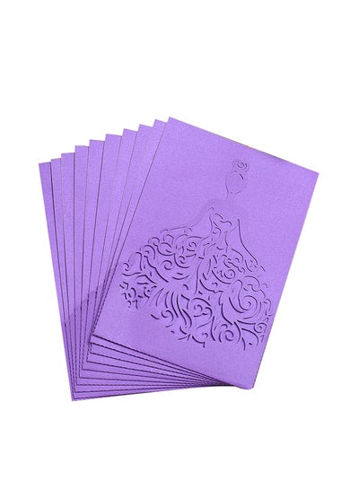 Buy 20-Piece Wedding Invitation Cards Kit in Saudi Arabia