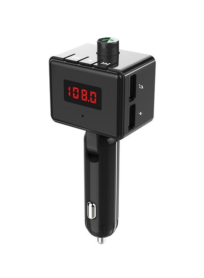 Buy BS6 Dual USB Charging Bluetooth FM Transmitter in Saudi Arabia